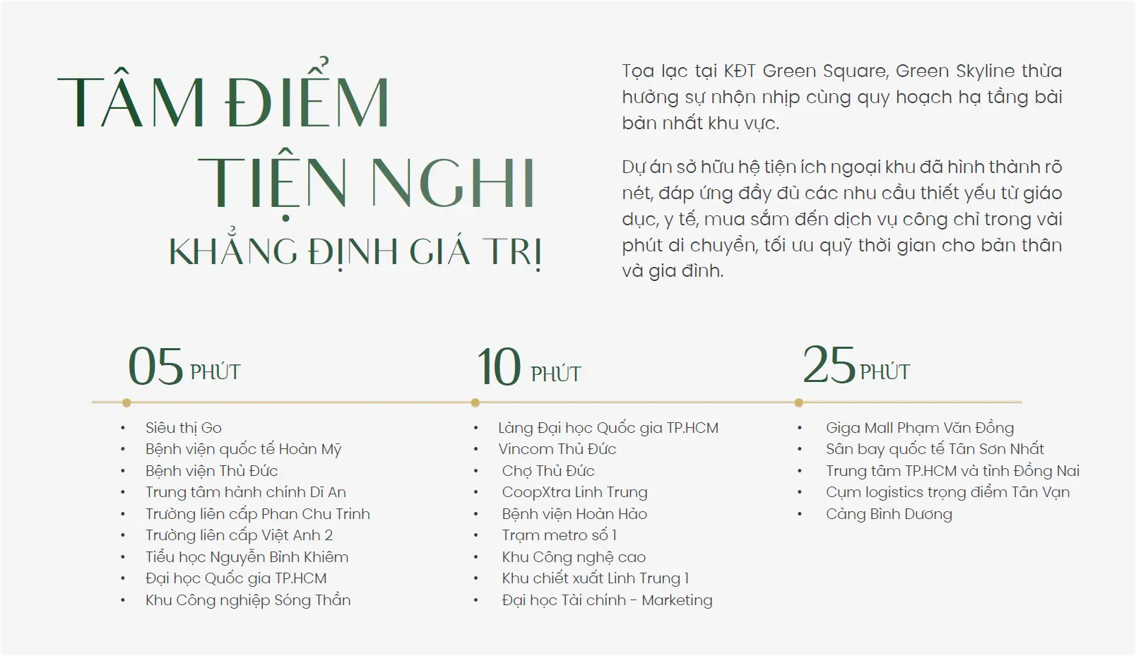 toa do ket noi green skyline